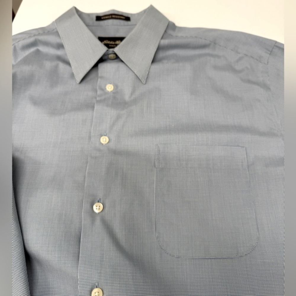 Eddie Bauer Wrinkle-Resistant Button-Up Shirt | XL | NWOT | 100% Cotton - Picture 7 of 7